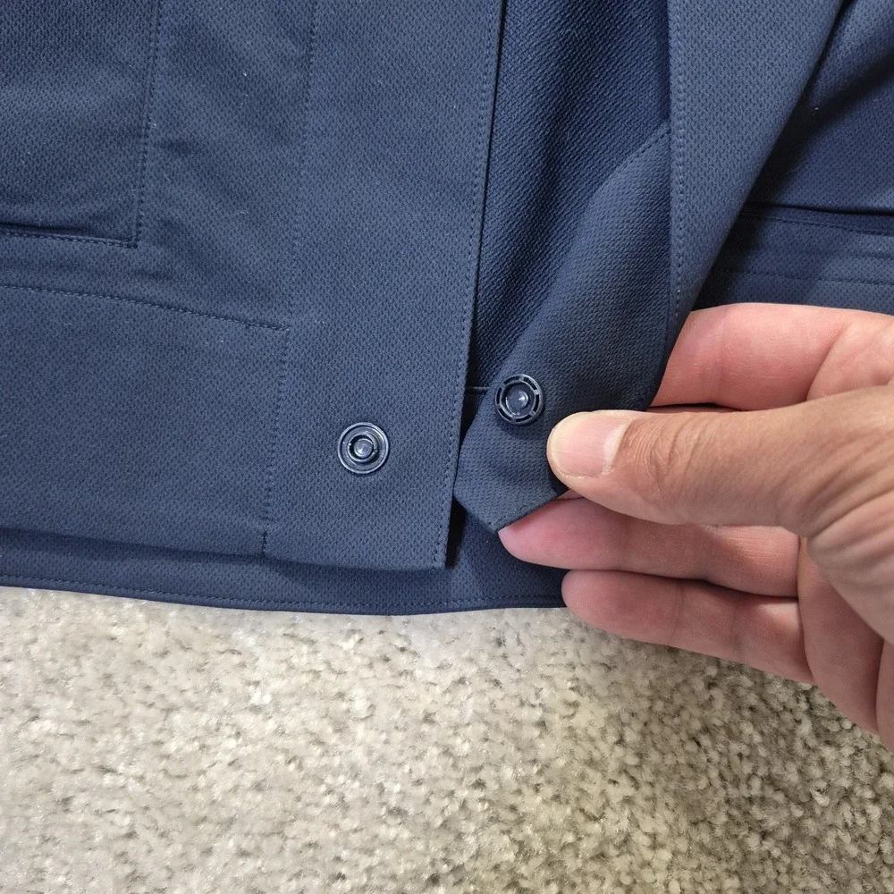 Lululemon Cargo Pocket Shirt Jacket Mens 2XL Snap Button Performance Vented Golf